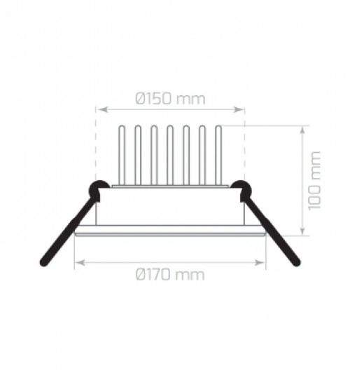 25W 6500k 2250Lm Sıva Altı Led Armatür-Beyaz Işık