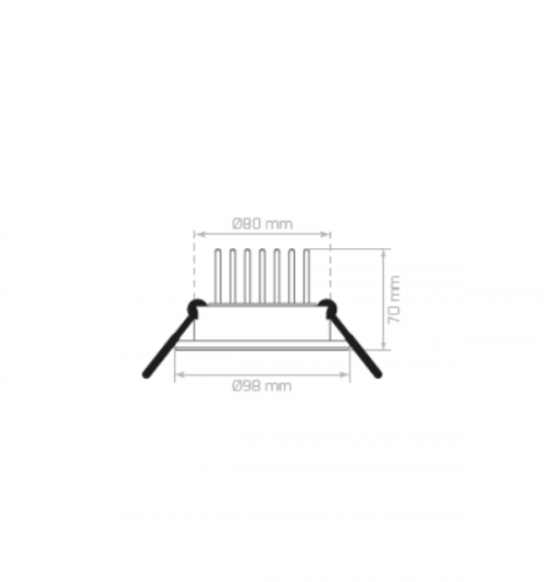 Somled 3X1W 3000K 255LM Sıva Altı Led Armatür