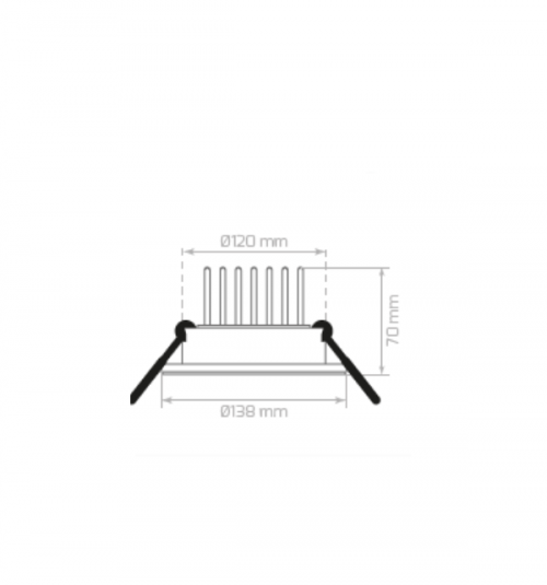 SOMLED 9X1W 3000K 765LM S/A LED ARMATÜR