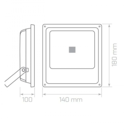 20W Yeşil 1800Lm Led Projektör