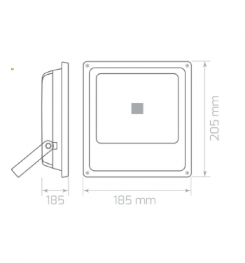 30W Kırmızı 2700Lm Led Projektör-Kırmızı Işık