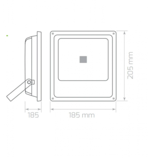 30W 2700Lm Led Projektör-Mavi Işık