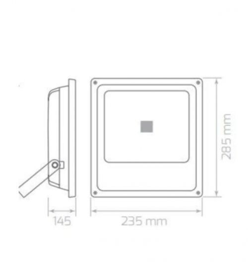 50W 3000K 4500Lm Led Projektör(Günışığı)