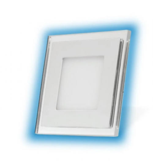 10W 6500K 850Lm Sıva Altı Camlı Led Panel(Kare)-Beyaz Işık Kademeli Mavi Işık