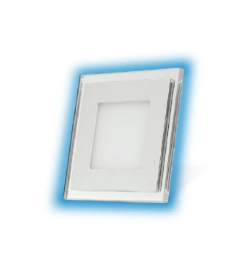 20W 3000K 1700Lm Sıva Altı Camlı Led Panel(Kare)-Sarı Işık Kademeli Mavi Işık