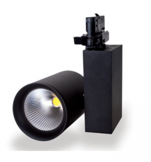 30W 6500K 2700Lm Ray Tipi Armatür(SİYAH)-Beyaz Işık