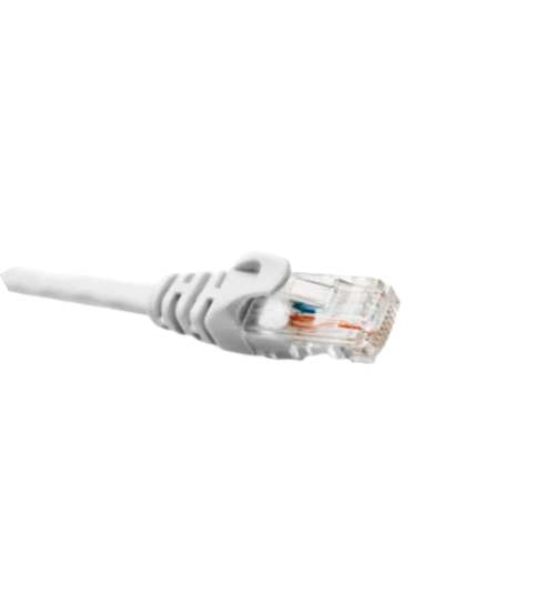 Amp Cat.5E Utp Patch Cord 0.5M Pvc White Kablo